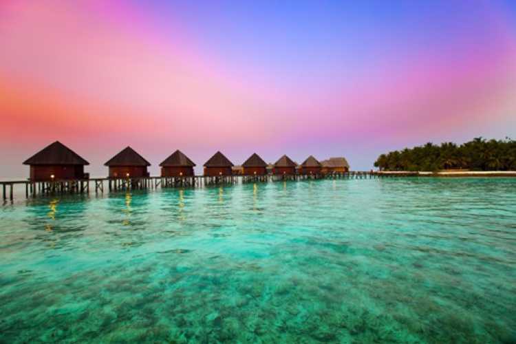Foto linda das Ilhas Maldivas