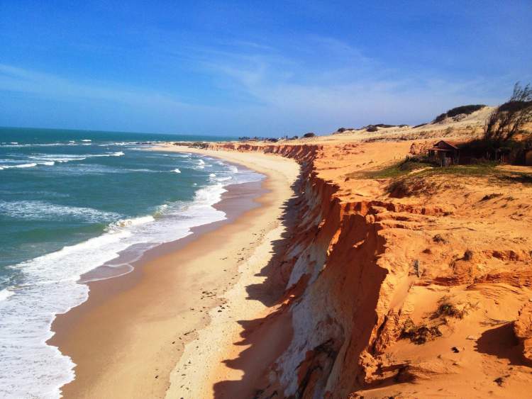 Praia de Canoa Quebrada é uma das praias mais bonitas do Ceará