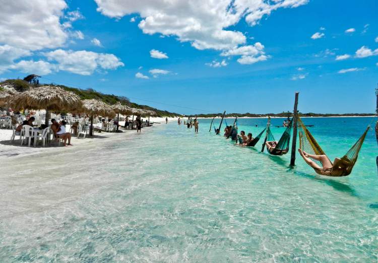 Praia de Jericoacoara (Ceará) é um dos destinos românticos para o fim de semana