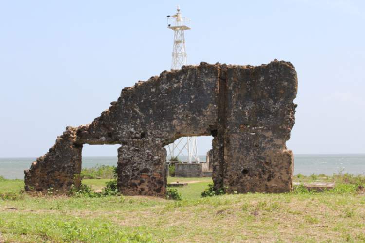 ruínas de Joanes na Ilha de Marajó