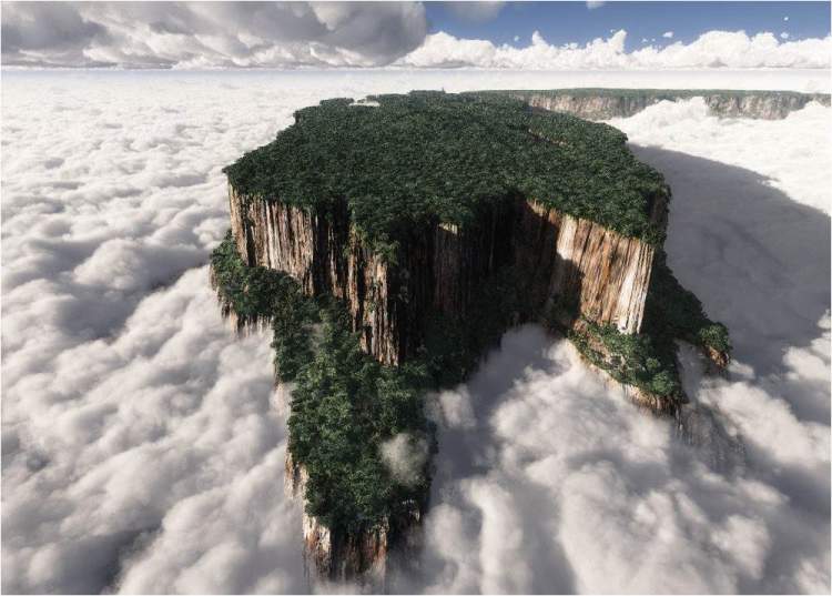 Monte Roraima é um dos lugares surreais no Brasil