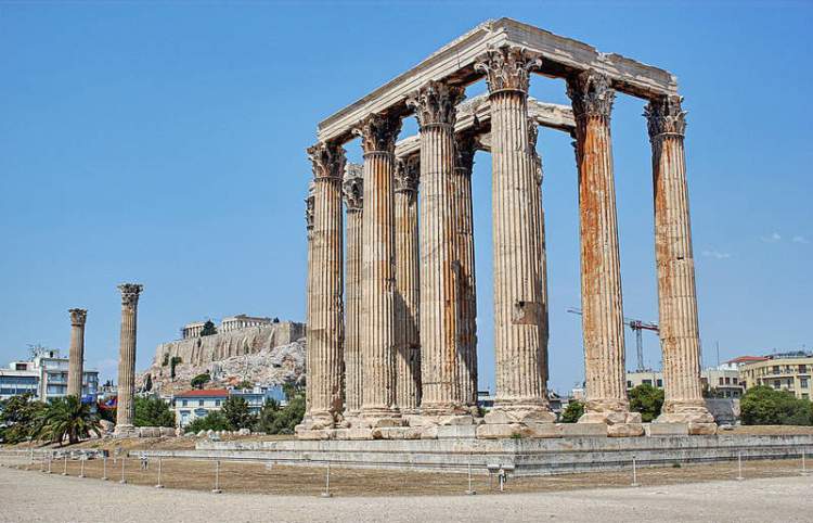 Templo de Zeus Olímpico na Grécia