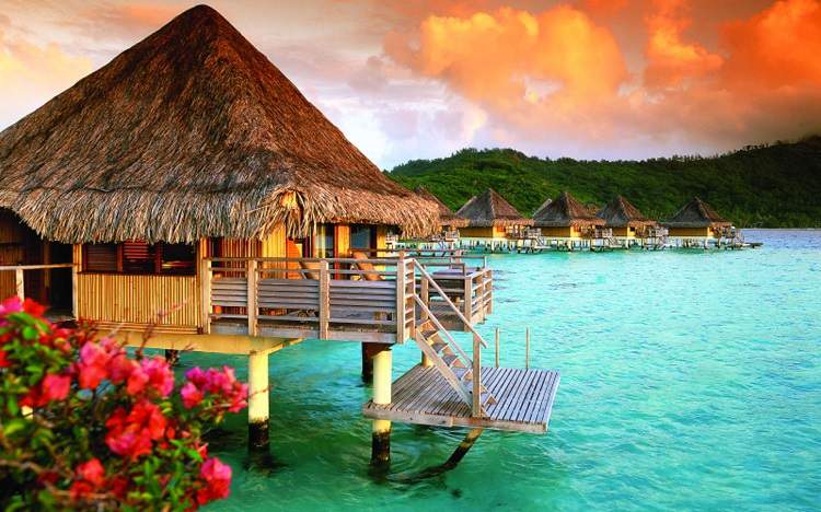 Intercontinental Le Moana – Bora Bora (Polinésia Francesa) é um dos hotéis flutuantes ao redor do mundo