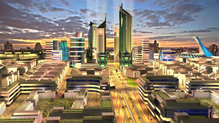 Konza Techno City no Quênia é uma das cidades futuristas