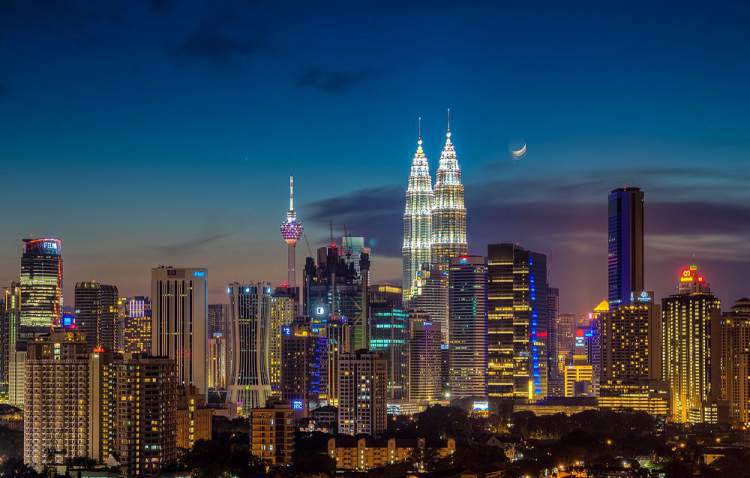 Kuala Lumpur na Malásia é uma das cidades mais baratas para turistas visitarem