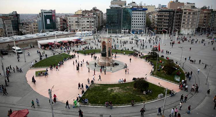 Praça Taksim em Istambul