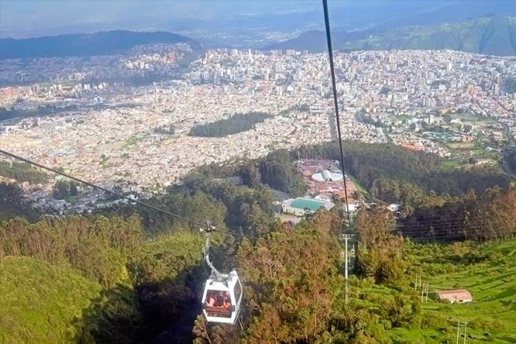 Teleférico em Quito