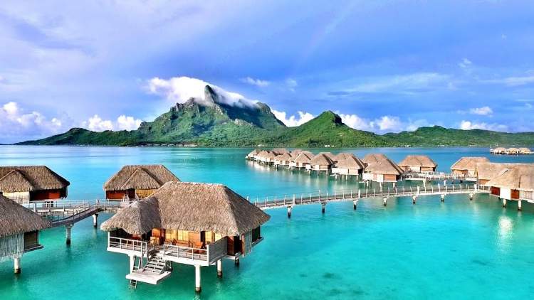 Four Seasons Resort é um dos lugares para se hospedar em Bora Bora