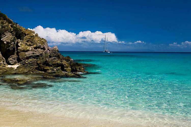 Gouverneur em St. Barth, é uma das praias mais paradisíacas do Caribe