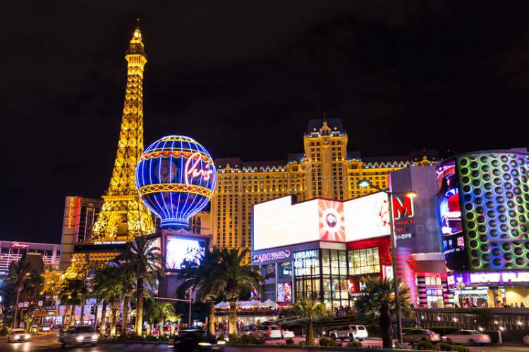 Las Vegas é um dos destinos nos Estados Unidos que mais recebem turistas