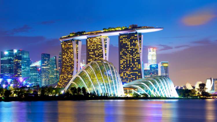 Marina Bay Sands é um dos pontos turísticos de Singapura