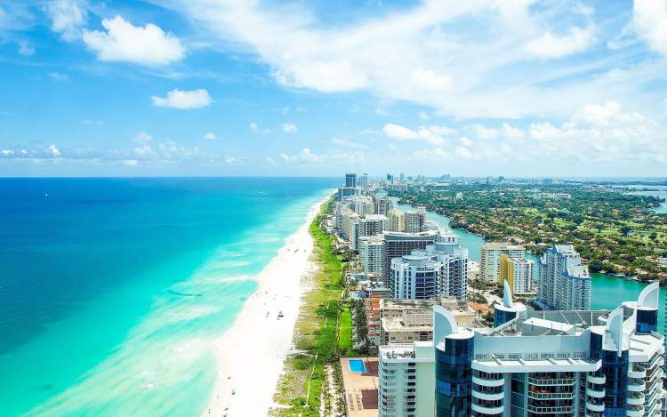 Miami é um dos destinos nos Estados Unidos que mais recebem turistas