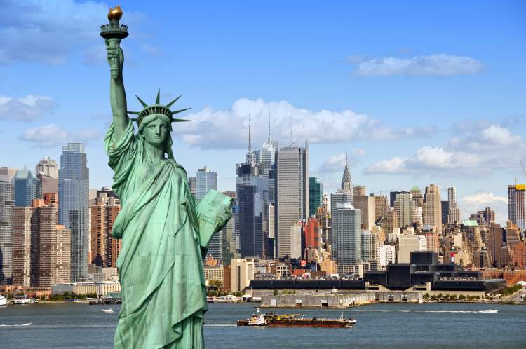 Nova York é um dos destinos nos Estados Unidos que mais recebem turistas