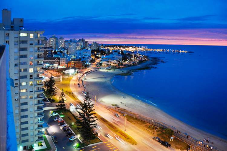 Punta del Este é um dos destinos encantadores no Uruguai