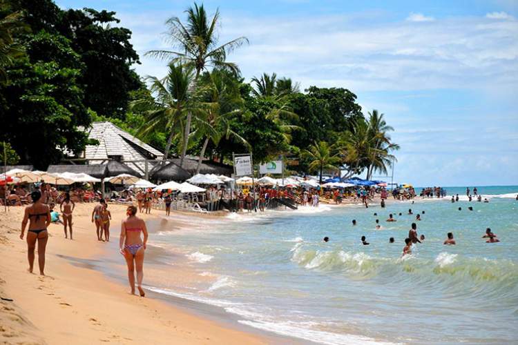 Arraial d’ajuda é uma das praias mais lindonas do Nordeste brasileiro