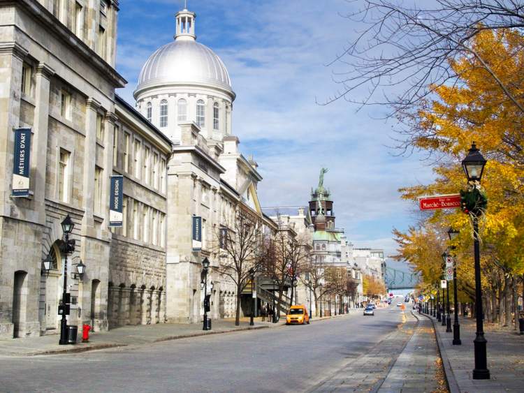 Old Montreal é um dos passeios diferentes para fazer em Montreal