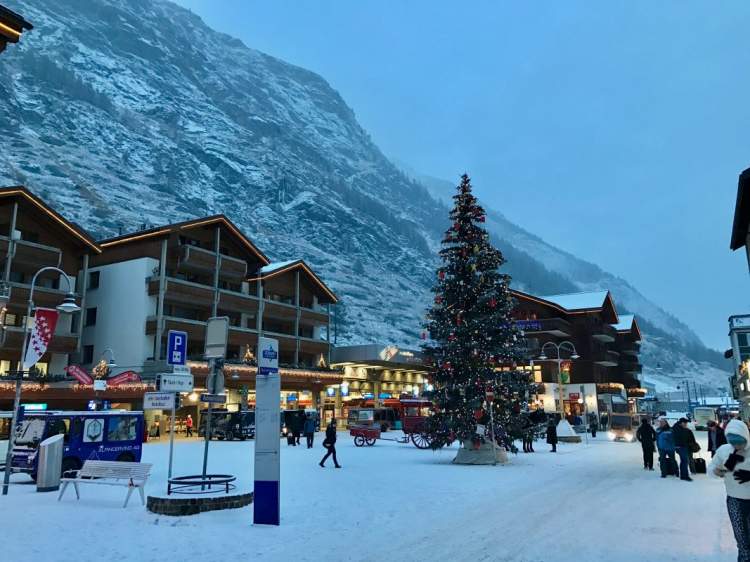 Zermatt na Suíça é um dos melhores destinos para esquiar