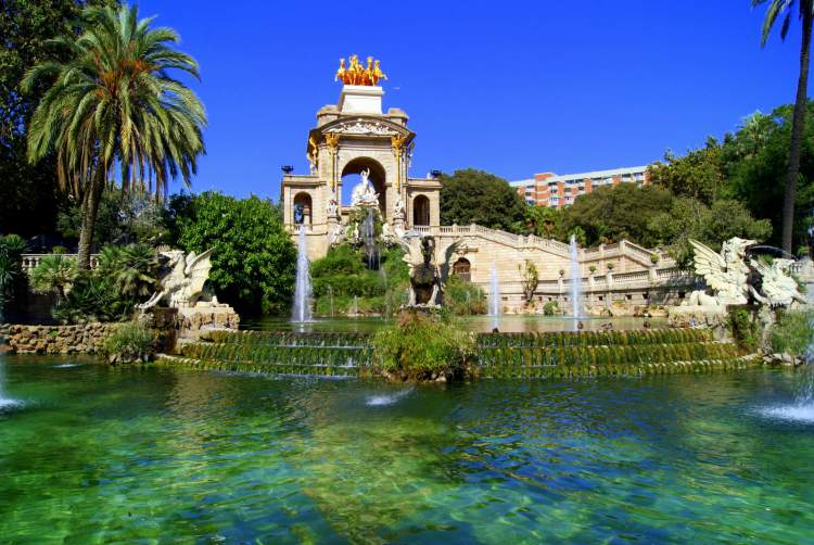 Parc de La Ciutadella é uma das atrações gratuitas em Barcelona