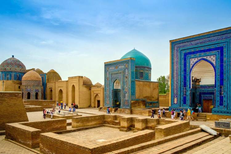 Uzbequistão é um dos lugares deslumbrantes na Ásia