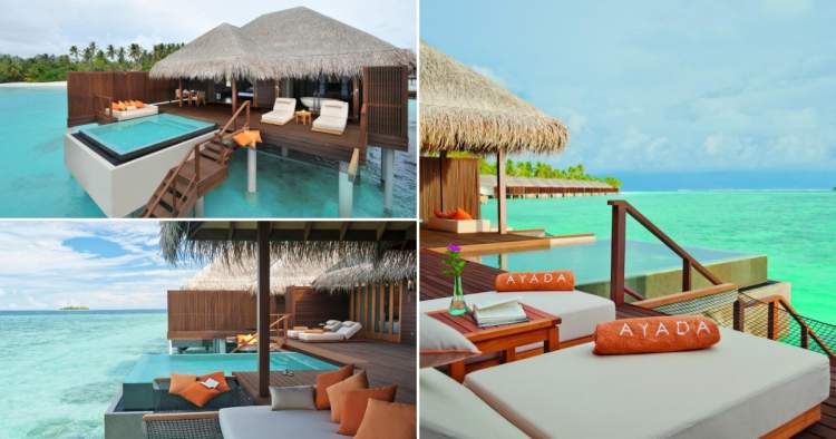 Ayada Maldives é um dos melhores hotéis nas Maldivas