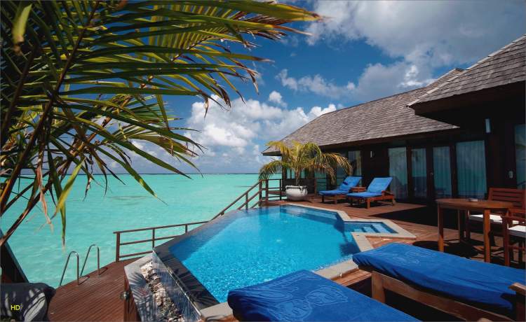 Olhuveli Beach & Spa Maldives é um dos melhores hotéis nas Maldivas