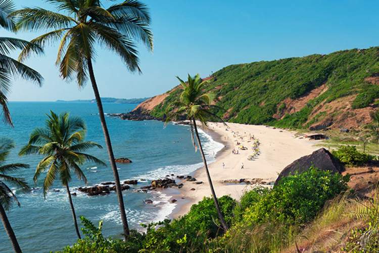 Praias de Goa na Índia