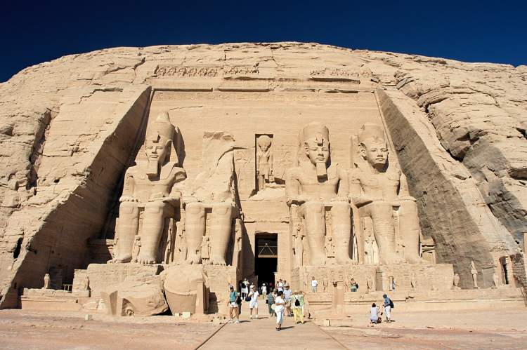 Templo de Abu Simbel no Egito