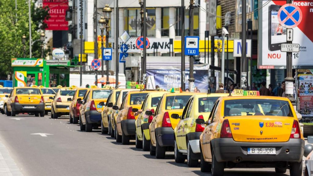 Táxis em Bucareste, Romênia
