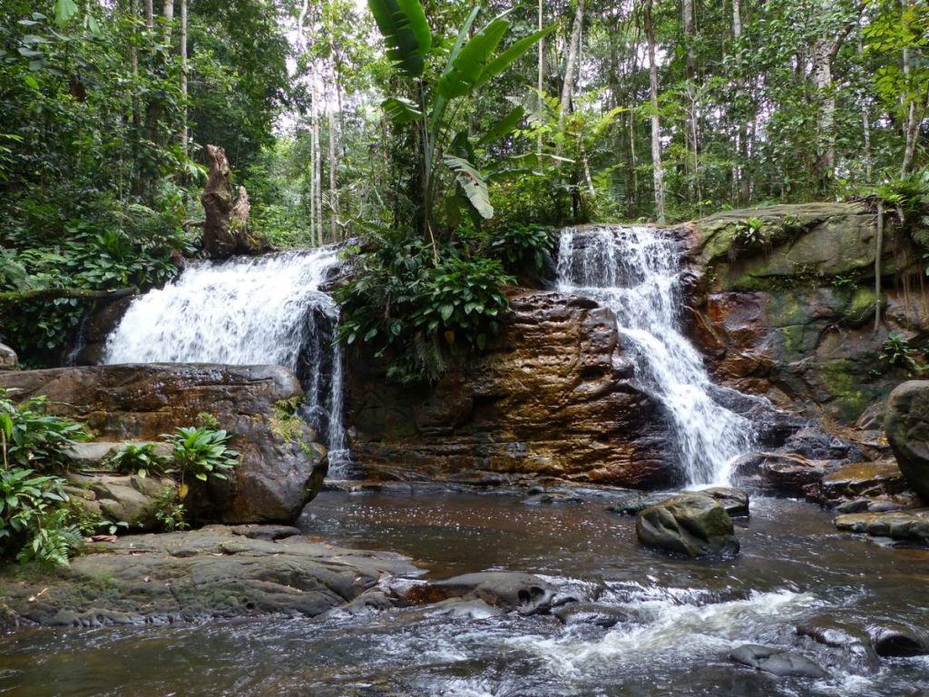 Cachoeira da Onça em Presidente Figueiredo, Amazônia.